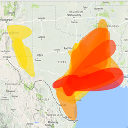 2 Meter Band Opening in Texas on 16-17 November 2016